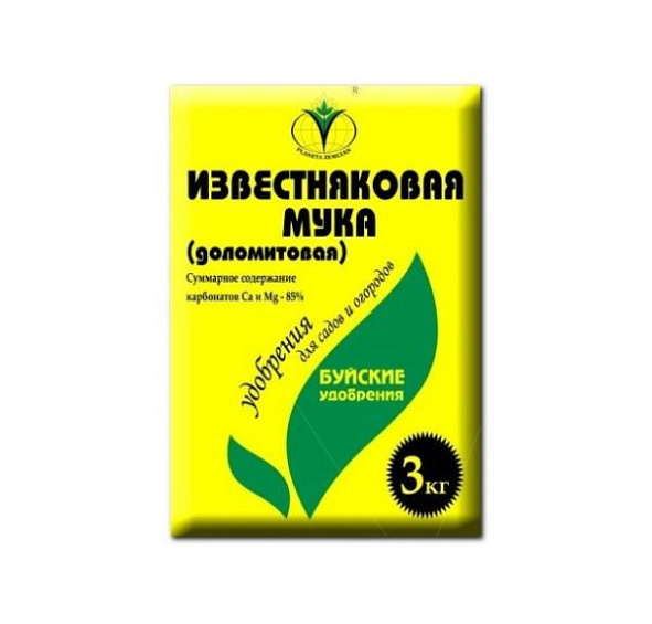 Удобрение Доломитовая известняковая мука 3кг